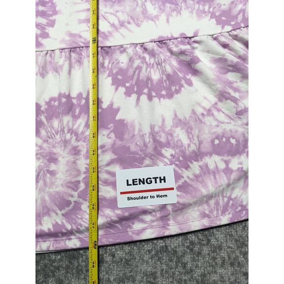 32 Degrees Cool Maxi Dress‎ Girls Size L 14/16 Purple Smocked Sleeveless Lined - Picture 10 of 13